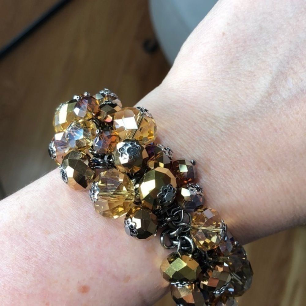 Vintage stretch bobble bracelet